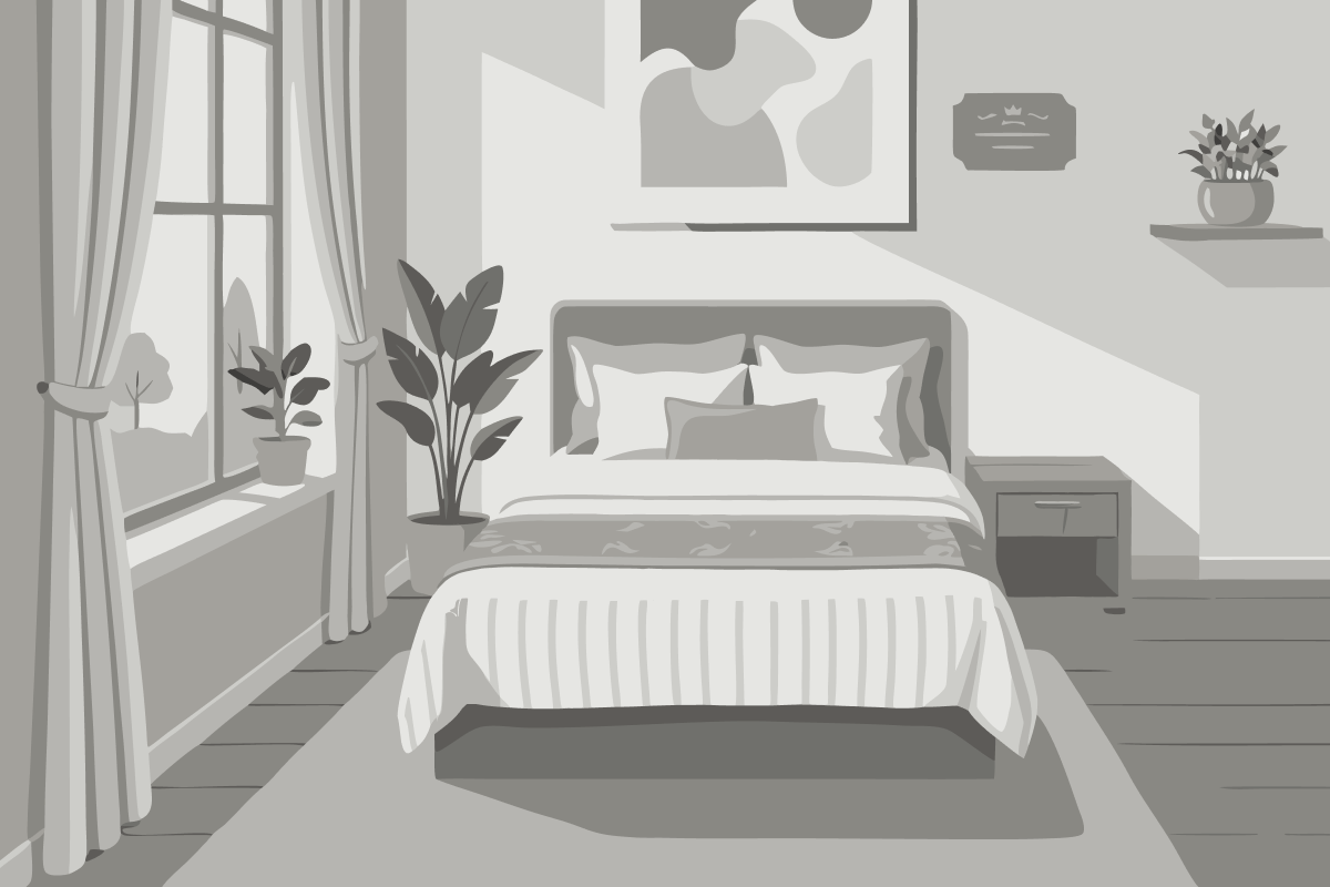 Standaard Kamer met Queensize Bed - Rookvrij